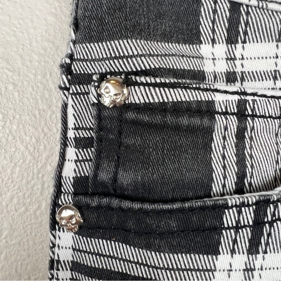 Tripp NYC Plaid Black White Pants - Picture 4 of 7